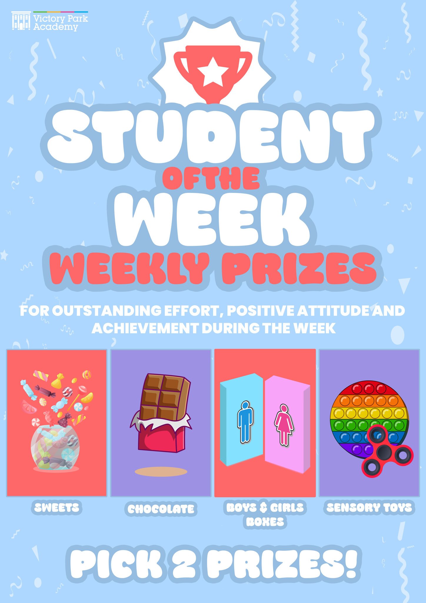 Student of the Week Weekly Rewards